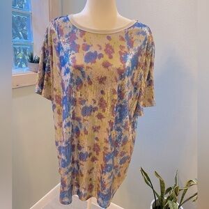 Lucky & Blessed Glitter Sequined Tunic! Great for Era's tour!!